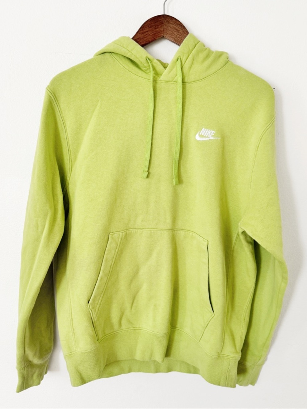 Nike Lime Green Hoodie Sweatshirt small